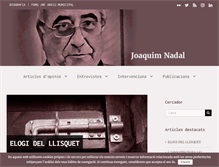 Tablet Screenshot of joaquimnadal.cat
